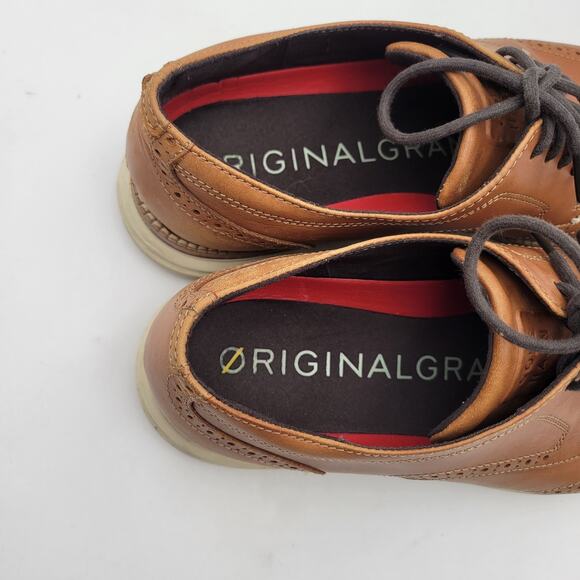 Cole Haan Men\'s Originalgrand Energy Merid SW British Tan Full Leather Sz 11.5 main image 9